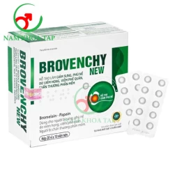 Brovenchy Tradiphar - Giúp giảm phù nề do viêm, chấn thương mô mềm