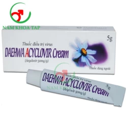 Daehwa Acyclovir Cream - Điều trị nhiễm virus herpes simplex da