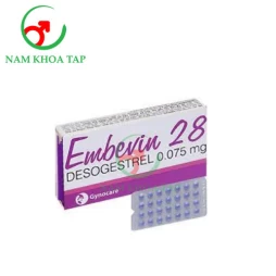 Embevin 28 - Thuốc tránh thai hàng ngày cho phụ nữ
