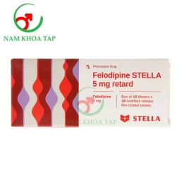 Felodipine Stella 5mg Retard - Thuốc kiểm soát tăng huyết áp