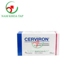 Viên đặt Cerviron - Hỗ trợ điều trị các bệnh lý phụ khoa