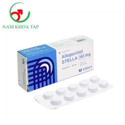 Allopurinol STELLA 300mg Stellapharm - Điều trị gout do lắng đọng Urat/ Acid Uric