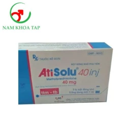 Atisolu 125 inj An Thiên - Giúp kháng viêm, ức chế miễn dịch và giảm đau