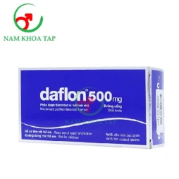 Daflon 500mg - Thuốc tăng cường tuần hoàn máu hiệu quả