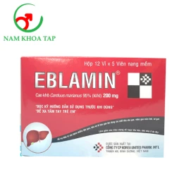 Eblamin - Hỗ trợ điều trị viêm gan xơ gan, giúp giải độc gan