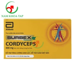 Surbex Natural Cordyceps 400mg Abbott - Tăng cường sinh lực nam