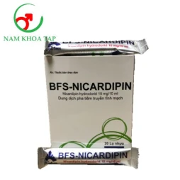 BFS-Nicardipin 10mg/ 10ml CPC1 - Thuốc trị đau thắt ngực, các thể tăng huyết áp nhẹ và vừa phải