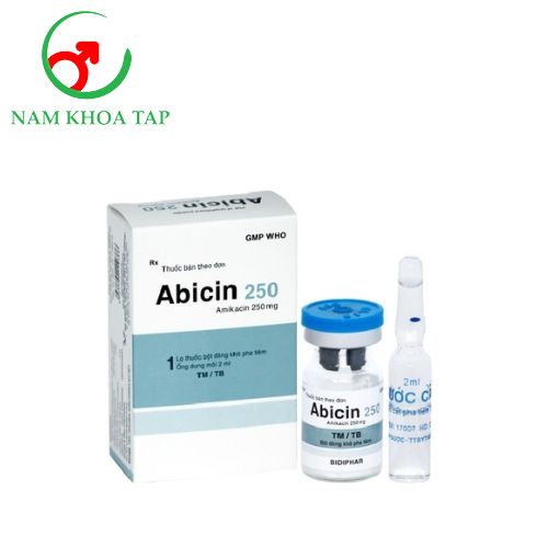 Abicin 250 Bidiphar - Điều trị các trường hợp nhiễm khuẩn nặng