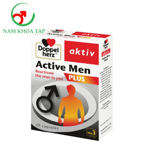 Active Men Plus Doppelherz - Giúp tăng cường sinh lực, sức khỏe sinh lý nam giới
