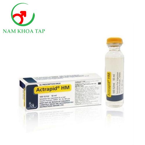 Actrapid 100IU/ml Novo Nordisk - Điều trị bệnh đái tháo đường
