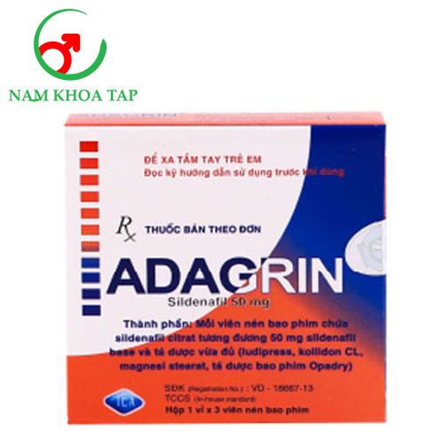 Adagrin - Thuốc điều trị rối loạn cương dương của ICA