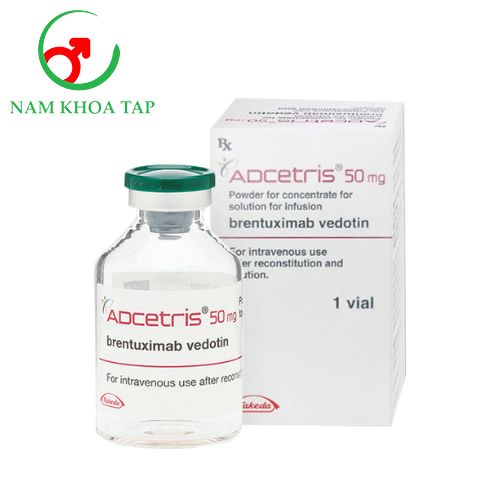Adcetris 50mg (Brentuximab vedotin) Takeda - Chỉ định cho bệnh nhân trưởng thành mắc ung thư hạch Hodgkin