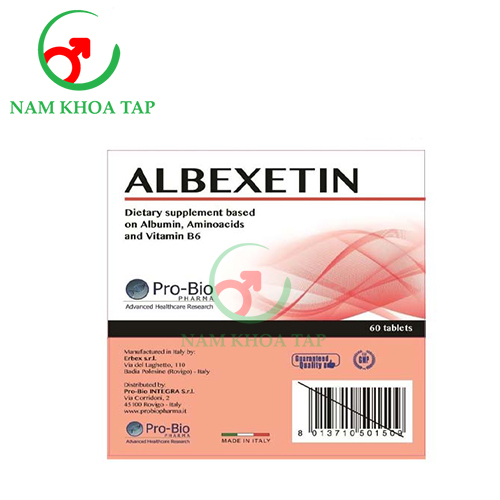 Albexetin Erbex - Giúp hỗ trợ tăng cường sức khỏe hiệu quả