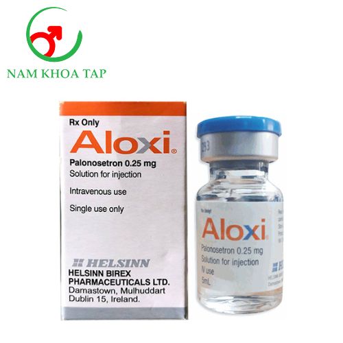 Aloxi 0,25mg/5ml Helsinn - Phòng ngừa buồn nôn và nôn cấp tính liên quan đến hóa trị liệu ung thư