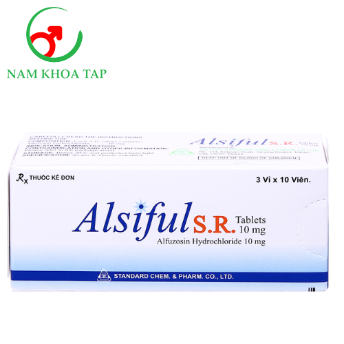 Alsiful S.R Standard Chem & Pharm - Điều trị các triệu chứng của bệnh phì đại tiền liệt tuyến lành tính