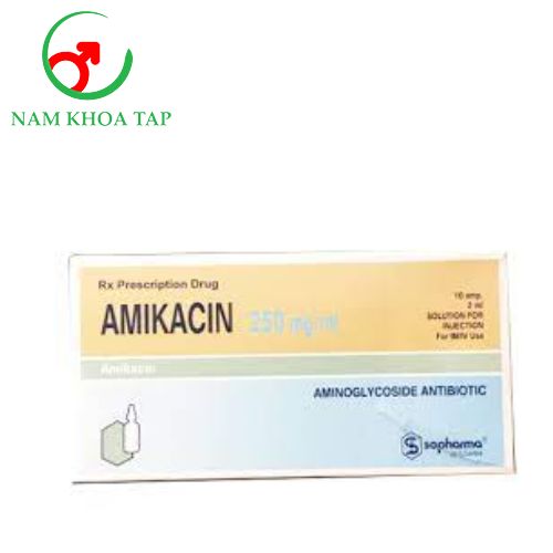 Amikacin 125mg/ml Sopharma - Thuốc điều trị nhiễm khuẩn ở người lớn, trẻ em