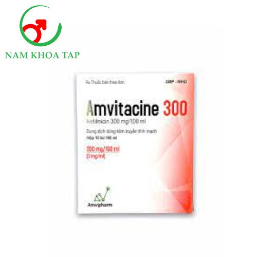 Amvitacine 300 Amvipharm - Điều trị các bệnh Nhiễm khuẩn gây ra bởi các chủng nhạy cảm của vi khuẩn