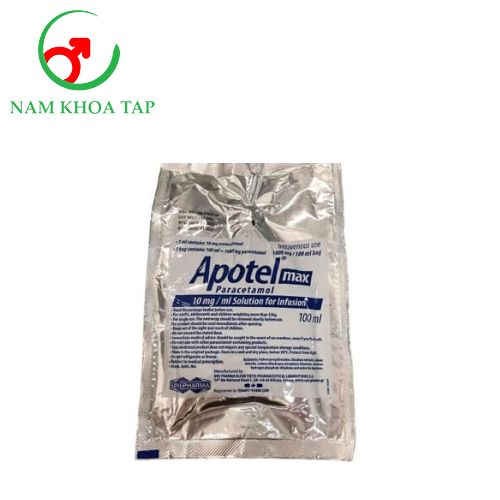Apotel max 10mg/ml Uni-Pharma (100ml) - Điều trị triệu chứng các cơn đau vừa và nhẹ, các trạng thái sốt