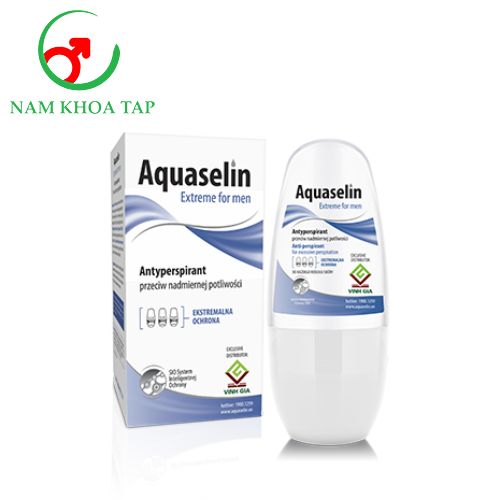 Aquaselin Extreme For Men 50ml - Lăn khử mùi giúp giảm tiết mồ hôi vùng da dưới nách