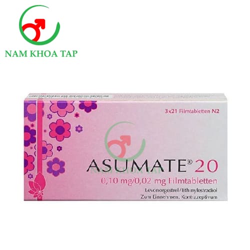 Asumate 20mg Leon Farma - Viên uống tránh thai hiệu quả