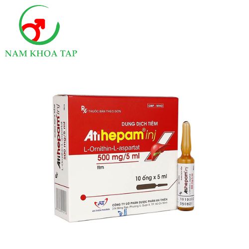 Atihepam inj 500mg/5ml An Thiên - Điều trị hỗ trợ trong các trường hợp bệnh gan cấp tính hay mãn tính