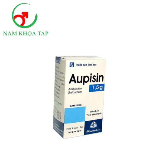 Aupisin 1,5g Mekophar - Điều trị các nhiễm khuẩn hoặc nghi ngờ nhiễm khuẩn sản sinh beta– lactamase