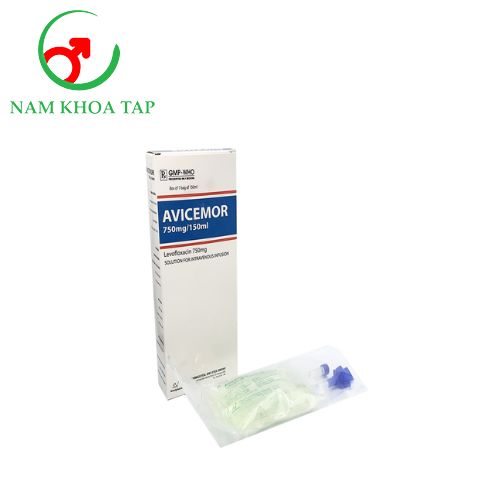 Avicemor 750mg/150ml Amvipharm - Điều trị nhiễm khuẩn đường hô hấp, viêm xoang hiệu quả