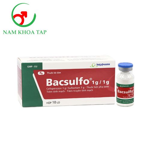 Bacsulfo 1g/1g Imexpharm - Được dùng trong điều trị nhiễm khuẩn trong các trường hợp khác nhau