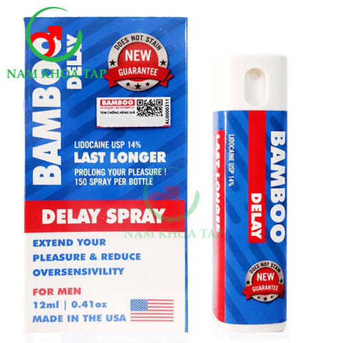 Bamboo Delay Spray USA 12ml - Kéo dài thời gian quan hệ