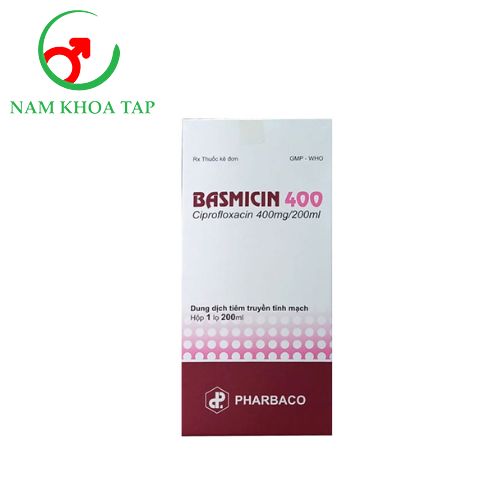 Basmicin 400 Pharbaco - Giúp điều trị các nhiễm khuẩn nặng