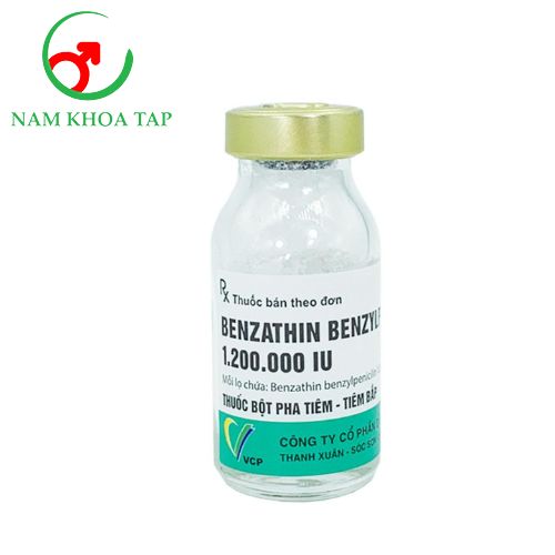 Benzathin Benzylpenicilin 1.200.000IU VCP - Thuốc điều trị nhiễm trùng do các mầm bệnh nhạy cảm hiệu quả