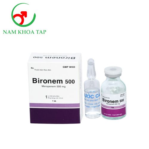 Bironem 500 Bidiphar - Điều trị tình trạng nhiễm khuẩn ở người lớn và trẻ em