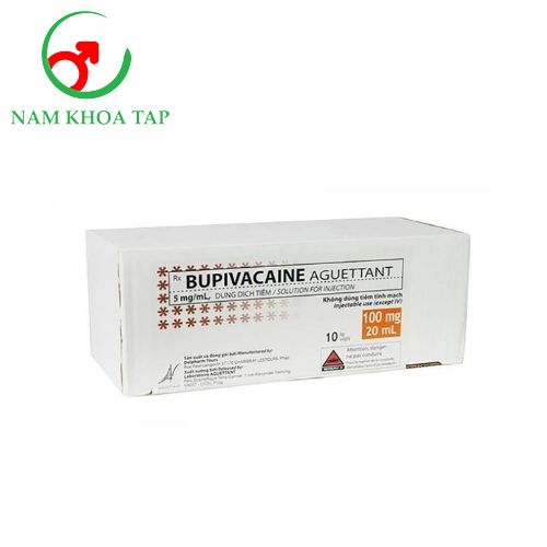 Bupivacaine Aguettant 5mg/ml Delpharm Tours - Thuốc gây tê cục bộ có tác dụng lâu dài