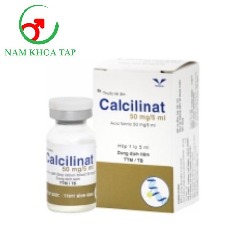 Calcilinat 50mg/5ml Bidiphar - Điều trị thiếu máu hồng cầu khổng lồ do thiếu acid folic