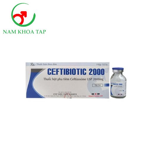 Ceftibiotic 2000 Tenamyd - Hỗ trợ điều trị nhiễm trùng