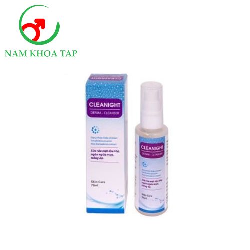 Cleanight Derma Tanida Pharma - Làm sạch dịu nhẹ, giảm mụn, ngăn ngừa mụn hình thành