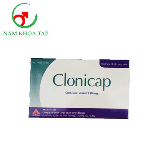 Clonicap 250mg CPC1HN - Điều trị đau nhức tai, răng, đau đầu