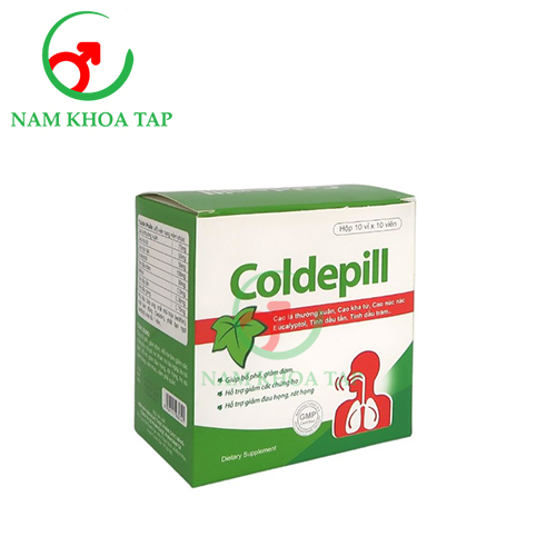 Coldepill Santex - Giúp hỗ trợ giảm ho hiệu quả