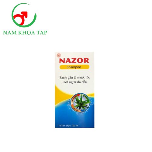 Dầu gội đầu Nazor Shampoo 100ml - Thuốc điều trị các bệnh nấm da đầu