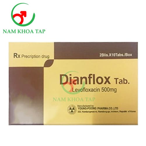 Dianflox Tab 500mg Young Poong Pharma -  Điều trị nhiễm trùng