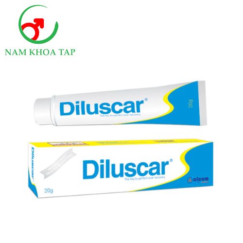 Diluscar Cream 20g Gamma - Hỗ trợ điều trị sẹo lồi, sẹo lõm