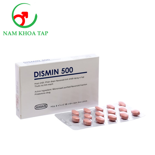 Dismin 500 - Thuốc điều trị suy giãn tĩnh mạch hiệu quả