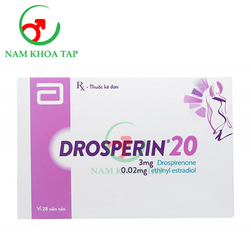 Drosperin 20 Abbott - Thuốc phòng tránh thai hàng ngày hiệu quả