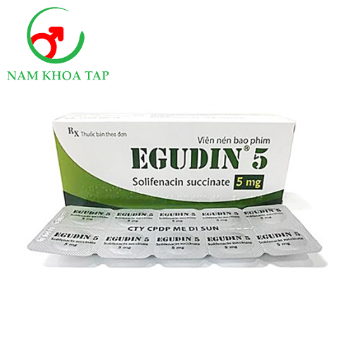 Egudin 5 Medisun - Điều trị triệu chứng tiểu không tự chủ