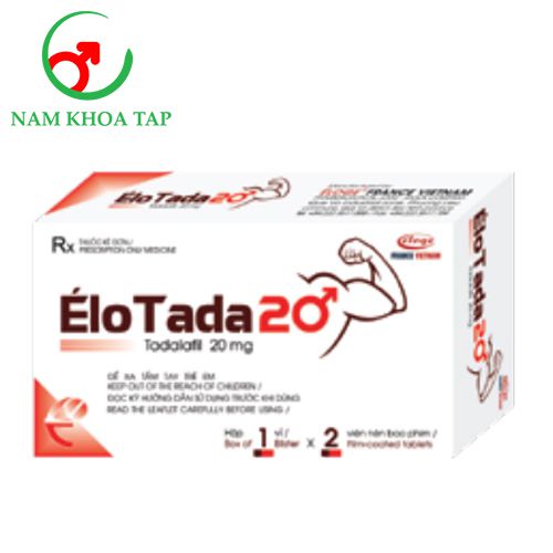 ÉloTada 20mg - Thuốc điều trị rối loạn cương dương nam giới của Éloge