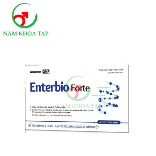 Enterbio Forte Fusi - Hỗ trợ giảm rối loạn tiêu hóa hiệu quả