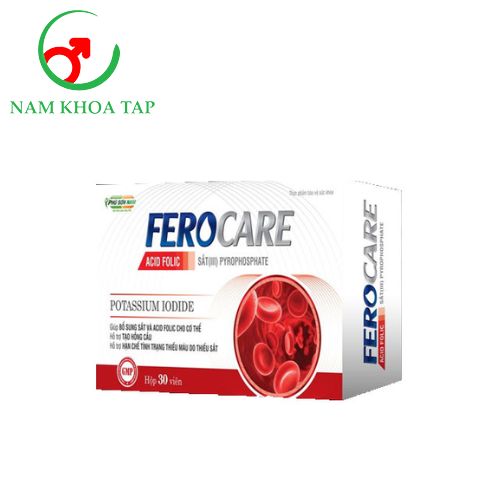 Ferocare Phú Sơn Nam - Giúp bổ sung sắt và acid folic cho cơ thể