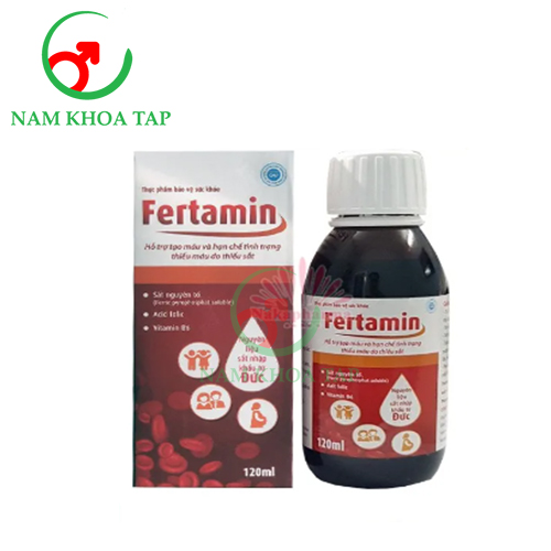 Fertamin 120ml IAP - Giúp bổ sung sắt cho cơ thể hiệu quả