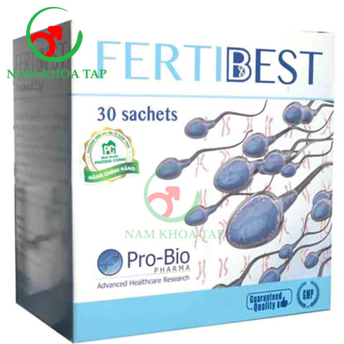 Fertibest Pro-Bio Pharma - Tăng nồng độ và số lượng tinh trùng