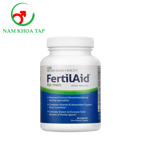 FertilAid for Men - Nâng cao chất lượng số lượng tinh trùng